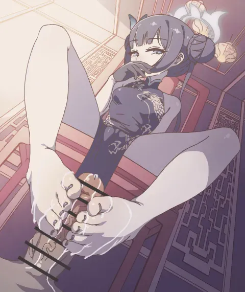 [Funen gomi Tarō] Ryuuge Kisaki Footjob [Gif] manga cover