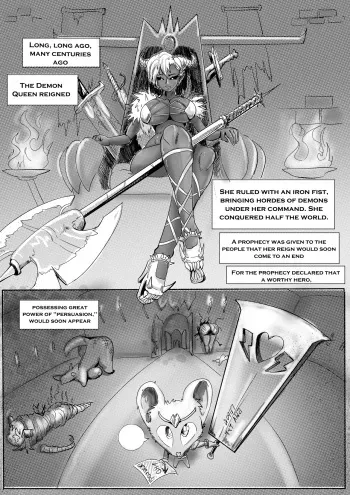 The Hero Mouse and Demon Queen manga cover