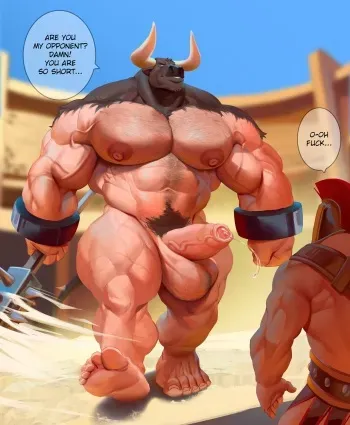 [ZoroJ] Minotaur at the Coliseum manga cover