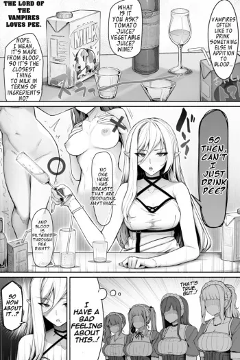 The Lord of the Vampires Loves Pee manga cover