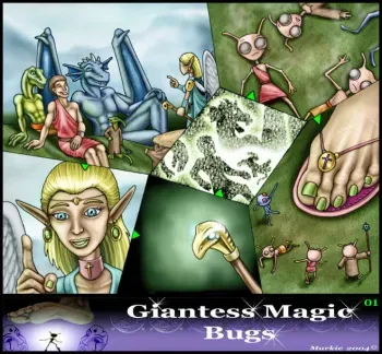 [Markie] Giantess Magic Bugs manga cover