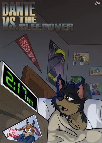 [CrazyassBeethoven (Ari-Dynamic)] Dante vs. The Sleepover manga cover