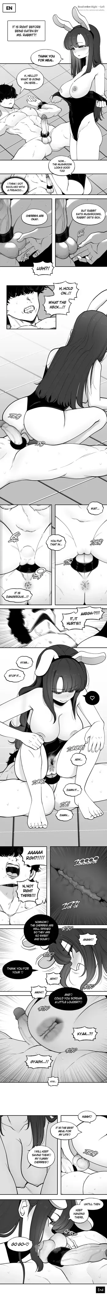 [LangD] 2024-10-11 토끼씨의 먹방(うさぎさんのモッパン)(Rabbit's mukbang) manga cover