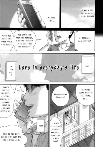 Love in everyday life manga cover