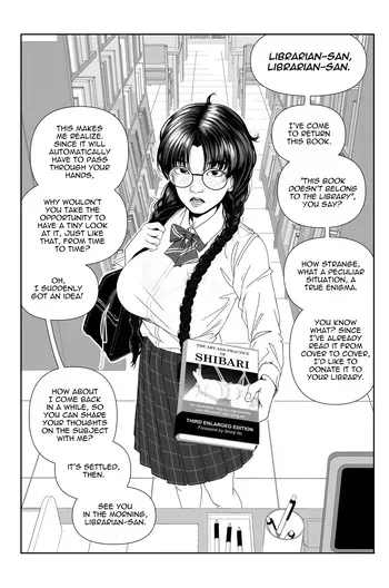 [Kusujinn] There's a Strange Bookworm in this Public Library (ongoing) manga cover