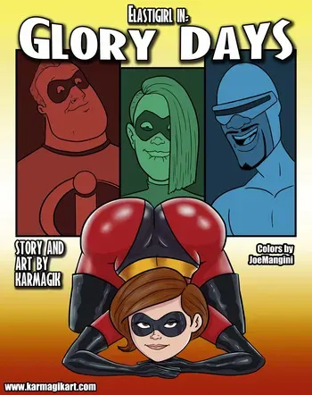[Karmagik, JoeMangini] Elasti-Girl: Glory Days (The Incredibles) [color] manga cover