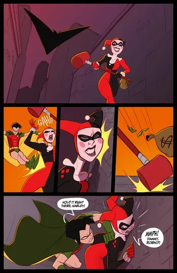 [Stickymon] Dc Comics - Harley Quinn & Jason Todd manga cover