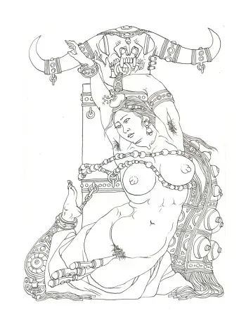[Youxin]New artist of Youxin --Chinese Guro & bondage painter manga cover