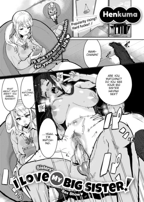 I Love My Big Sister! manga cover