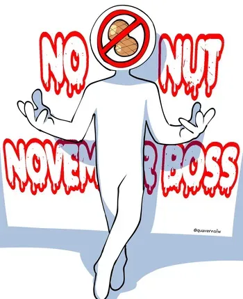 [QuaverNSFW] Quaver & Luana's No Nut November manga cover