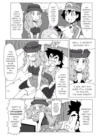 Ash and Serena 4K manga cover