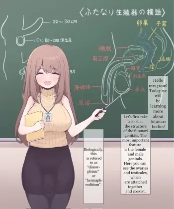 [Minishell] Futanari Teacher [English] manga cover