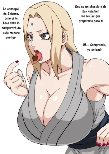 Tsunade x Naruto Valentin day (Spanish) manga cover