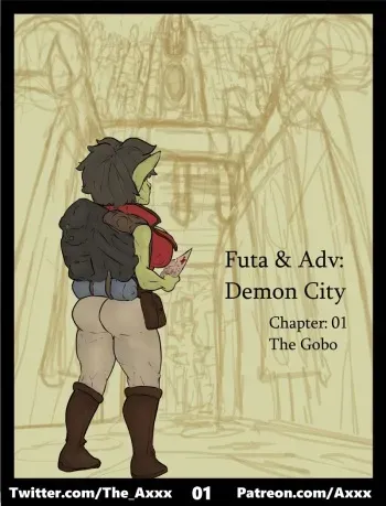 [Axxx] Futa & Adv: Demon City (ongoing) manga cover