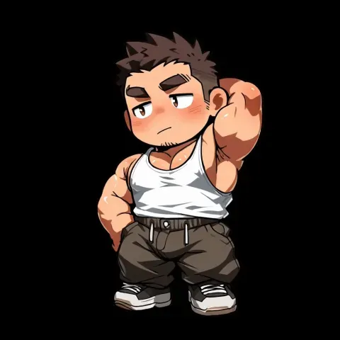 [JB] Character Sticker GIF [AI Generated] manga cover