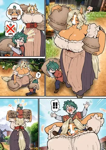 [Nembuta] The horse lady and the boy [Ongoing] manga cover