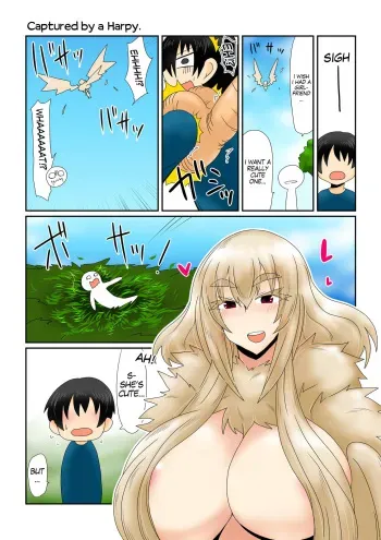[Hroz] Harpy-san ni Tsukamatte. | Captured By A Harpy. [English] {Erelzen} manga cover
