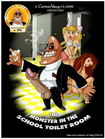 Cartoon Valley - Dildo Fuckspeed: The monster in the school toilet room manga cover