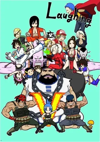 [Modae Shine!!! (Ryosuke.)] Laughing!! (The King of Fighters, Street Fighter) [Digital] manga cover