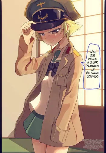 [Jinguu] Erwin-san to Yakyuuken Shite Mita｜Probé Jugar Yakyuken con Erwin (Girls und Panzer) [Spanish] [Erwin Pry] manga cover