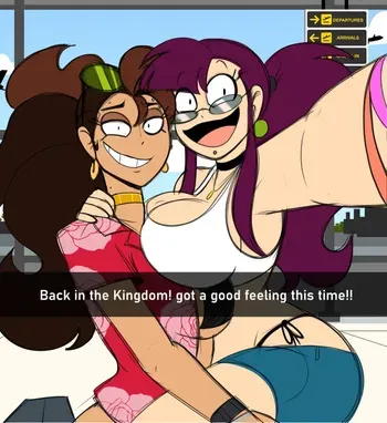 [ComicalWeapon] OC Vacation - Luna and Jess + Barbara and Amara | Bb vs The Lava Goddess [Ongoing] manga cover