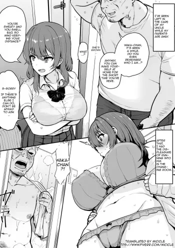 [UPA24 (Upanishi.)] Oji-san Chi ni Azukerarete... | Left in Uncle's Care... (FANBOX) [English] [Micicle] manga cover