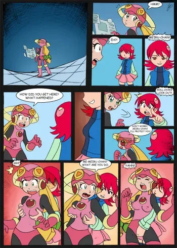 [DarkYamatoman] Meiru X Roll (Megaman Battle Network) manga cover