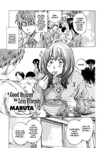 Tomodachi ga Sukunakutemo Yoi Riyuu | A Good Reason for Less Friends manga cover