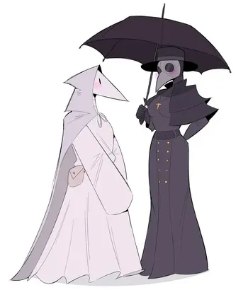 [Idolomantises (Mothmilfs)] Plague Doctors' Edition (Monsters and Girls/The Lover's Inferno) manga cover