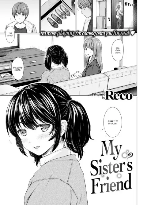 My Sister's Friend manga cover