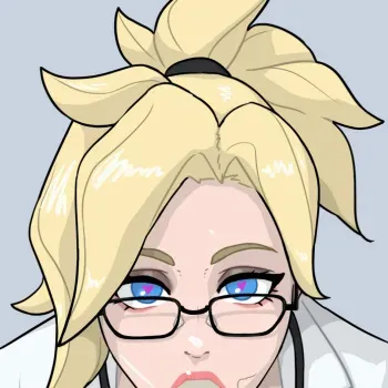 [Argskit] Mercy mouthful (Overwatch) [English] manga cover