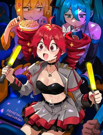 [Snegovski] Miku x Teto x Neru (Vocaloid) manga cover