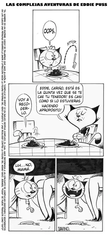 [Chris Savino, Grose & Unbakable] Las Complejas Aventuras de Eddie Puss (Spanish) [kalock] [En Progreso] manga cover