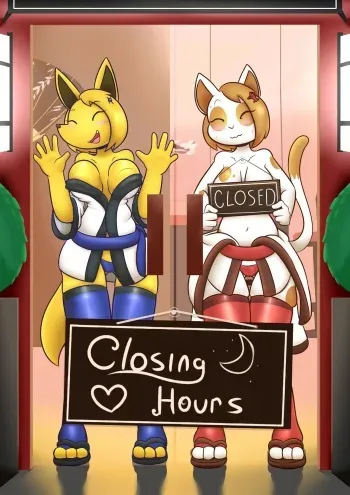 [Feline-gamer] Closing Hours manga cover