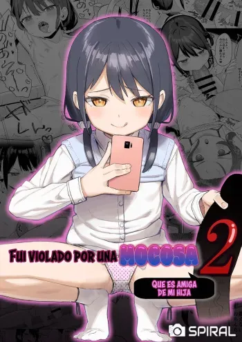 [Spiral (Arumamai Ayuka+)] Musume no Tomodachi no Mesugaki ni Okasaremashita 2 | Fui Violado por una Mocosa que es Amiga de mi Hija 2 [Español] [Mesugaki + Xzosk + AJubbz] [Digital] manga cover
