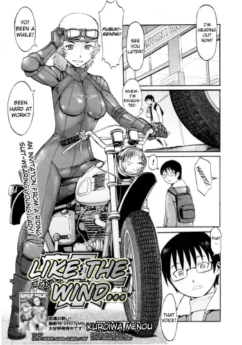 Like the Wind manga cover