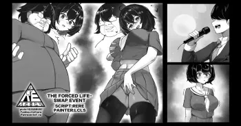 The forced life swap event manga cover