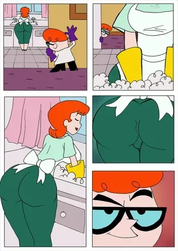 [DarkYamatoman] Dexter's Mom (Dexter's Laboratory) manga cover