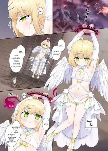 [Hiiragi Popura] Toraware Tenshi no Akuryou Hyoui [Spanish] [TF Scans] manga cover