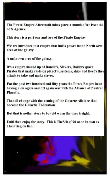 THE PIRATE EMPIRE AFTERMATH Book One. manga cover