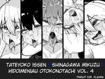 [Tateyoko Issen (Shinagawa Mikuzu)] Hidoimeniau Otokonokotachi vol.4 [French] manga cover