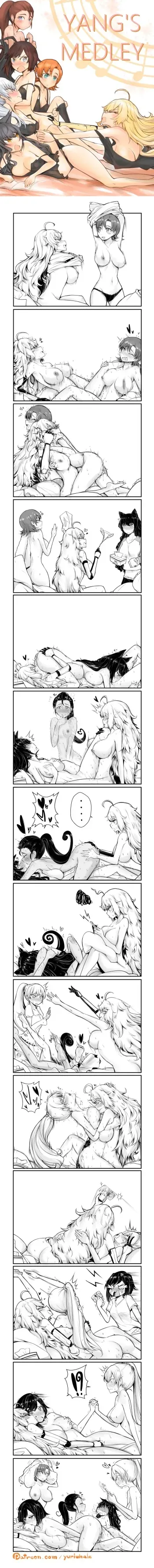 [Yuriwhale] Yang's Medley (RWBY) manga cover