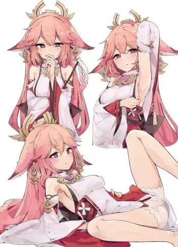 [Pkpkpppk] Yae miko (Pixiv Fanbox) manga cover