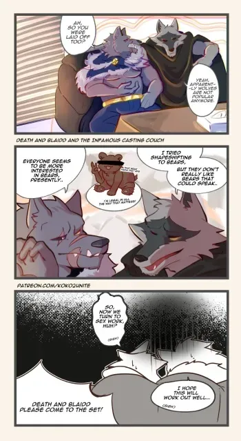 [koko2unite(syalanko)] Death and Blaidd Joins the Casting Couch [海豚之涌] manga cover