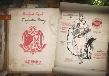 [TheKite, D.Liwarr] Hoarfrost Reach Exploration Diary / Ecological Survey / Forbidden Lands Exploration Diary (Monster Hunter)[ongoing] manga cover
