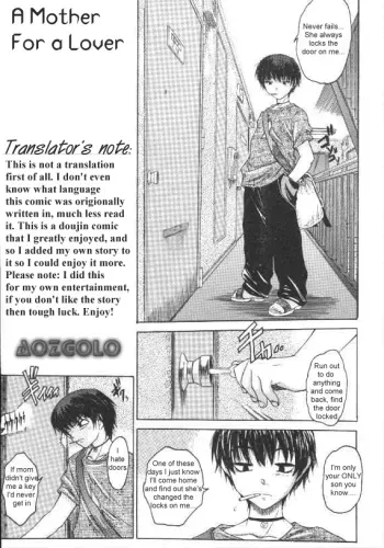 A Mother For a Lover manga cover
