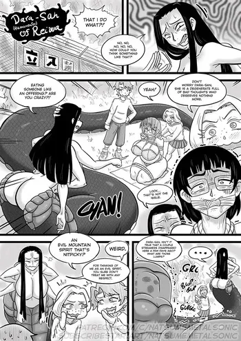 Dara san (humaneater) of Reiwa (in work) manga cover