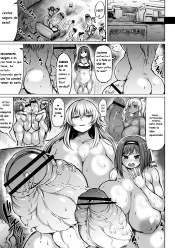 [Teterun] Kana VS Choukon Futanari Club | Kana vs Super Cock Futanari Club [Spanish] manga cover