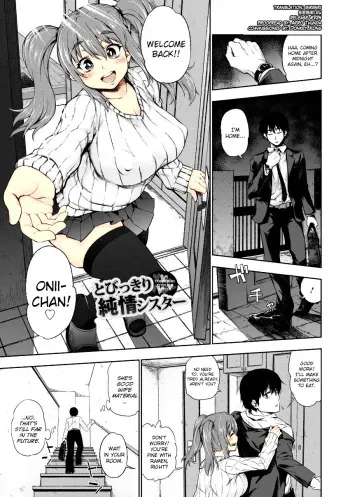 [Kanzume] Tobikkiri Junjou Sister [colored heroine] manga cover
