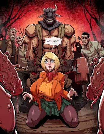 [Fontez] Helpless Ashley Graham (Resident Evil) manga cover
